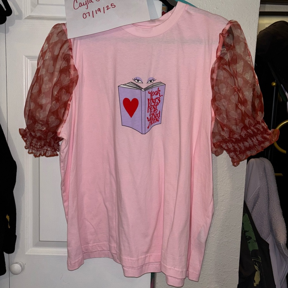 NWT Lazy Oaf Limited Book Lovers Tee